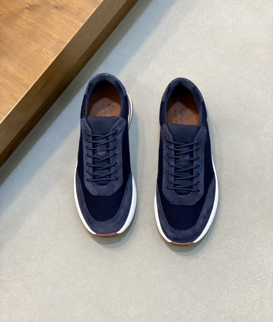 Loro Piana Lightweight Comfortable Lace-up Casual Walking Shoes