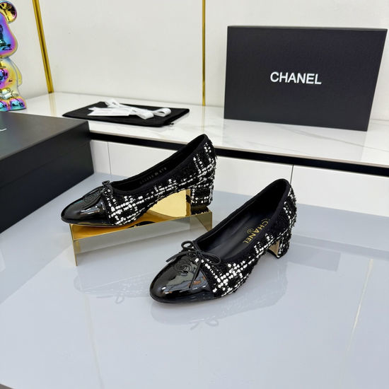 Chanel Timeless Two-Tone Slingback Ballet Flats