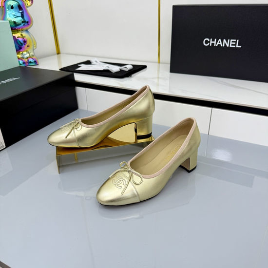 Chanel Timeless Two-Tone Slingback Ballet Flats