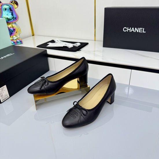 Chanel Timeless Two-Tone Slingback Ballet Flats