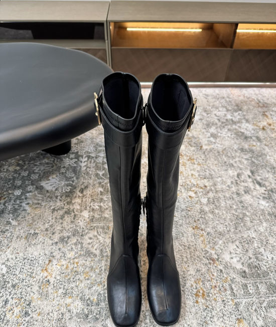 Miu Miu Stretchy Ankle Boots with Mid Height Heel