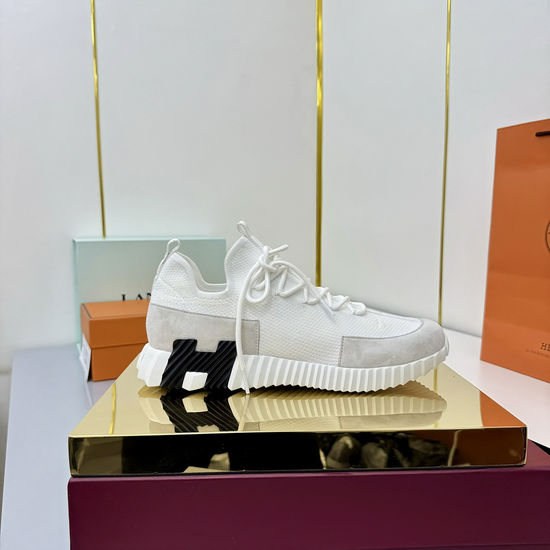 Hermes Classic Couple s High-Tech Canvas Sneakers