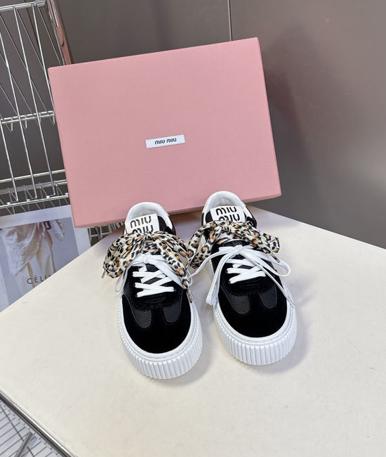 Miu Miu Classic Thick Sole Casual Shoes Comfortable Versatile Daily Footwear
