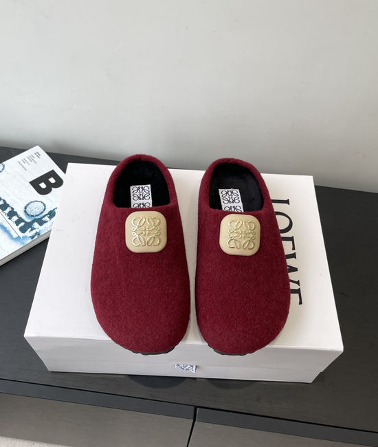 Loewe Slip-on Half Slippers Wear-resistant Non-slip Sole