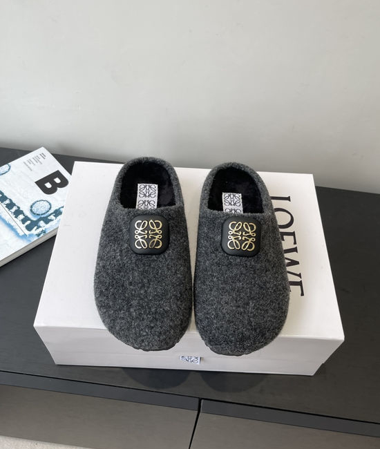 Loewe Slip-on Half Slippers Wear-resistant Non-slip Sole