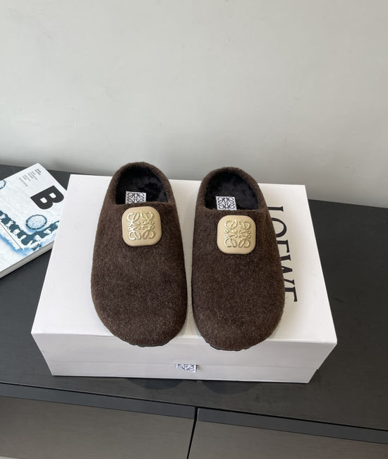 Loewe Slip-on Half Slippers Wear-resistant Non-slip Sole