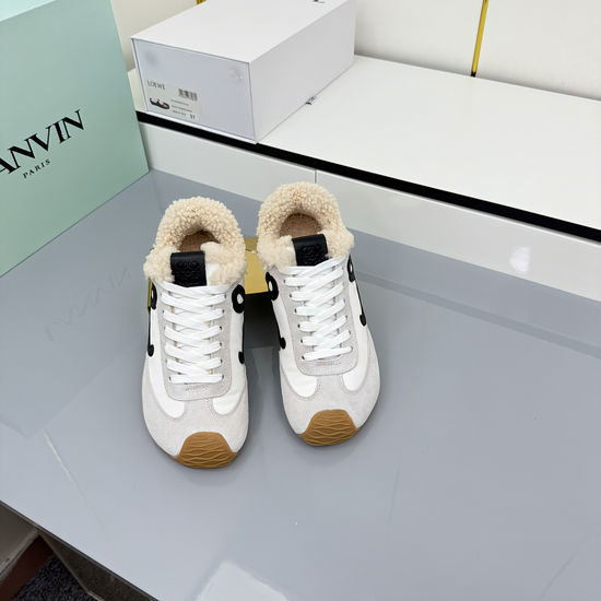 Loewe Retro Style Cushioned Comfortable Versatile Casual Sneakers