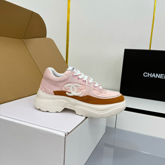 Chanel Classic Black and White Casual Board Shoes with Breathable Design