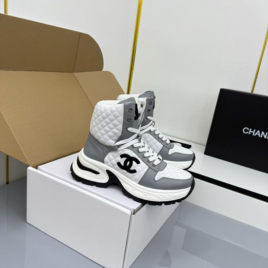 Chanel Classic Black And White Casual Skate Shoes Soft Leather