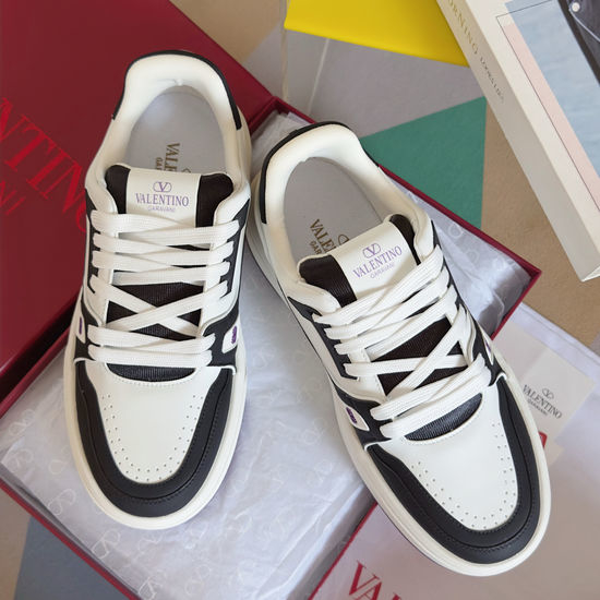 Valentino Color Block Casual Sneakers Breathable Upper Soft Sole