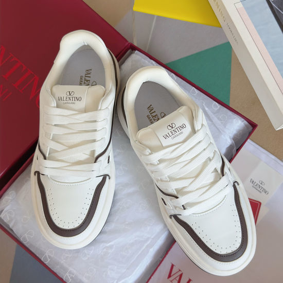 Valentino Color Block Casual Sneakers Breathable Upper Soft Sole