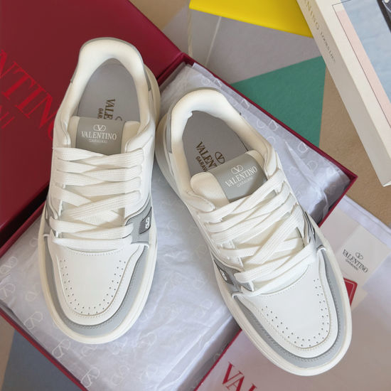 Valentino Color Block Casual Sneakers Breathable Upper Soft Sole