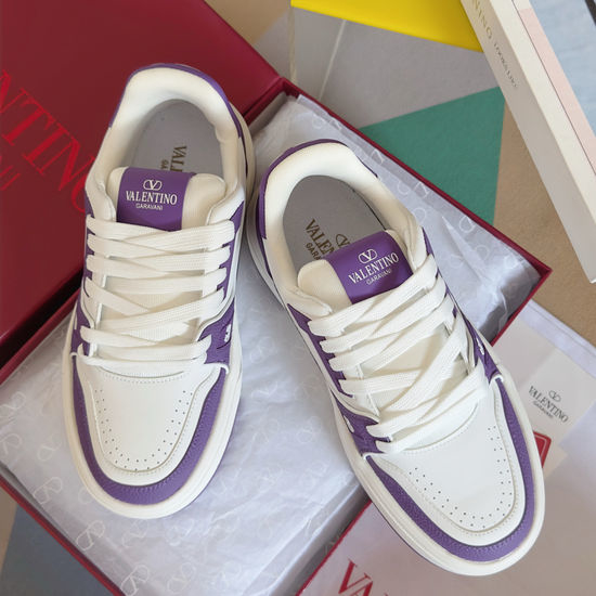 Valentino Color Block Casual Sneakers Breathable Upper Soft Sole