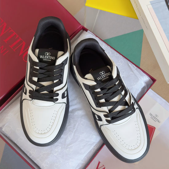 Valentino Color Block Casual Sneakers Breathable Upper Soft Sole