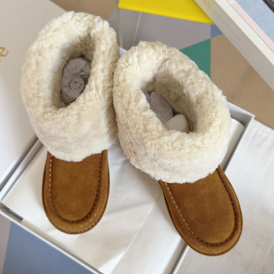 Chloe Warm Wool Lined Short Ankle Snow Boots