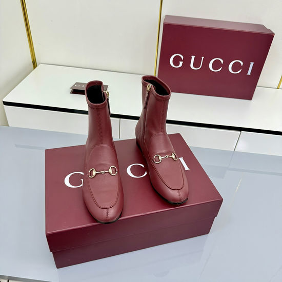 Gucci Classic Leather Horsebit Casual Loafer Shoes
