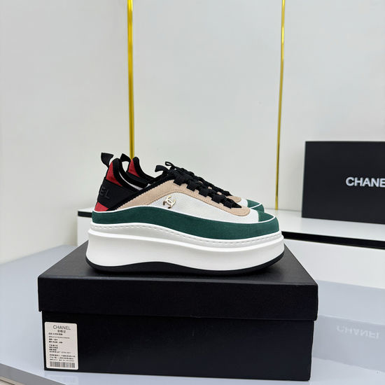 Chanel Comfortable Thick Sole Platform Casual Sports Sneakers