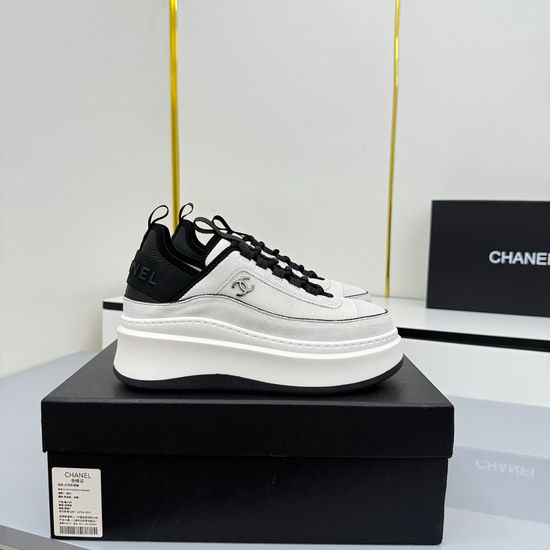 Chanel Comfortable Thick Sole Platform Casual Sports Sneakers