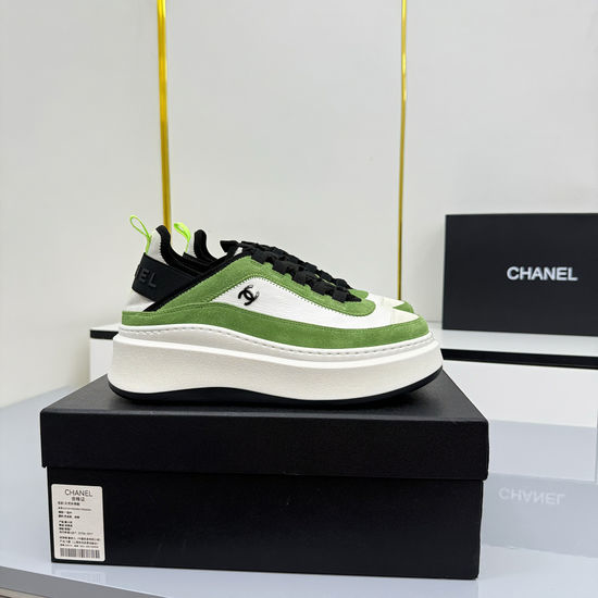 Chanel Comfortable Thick Sole Platform Casual Sports Sneakers