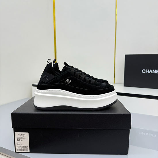 Chanel Comfortable Thick Sole Platform Casual Sports Sneakers