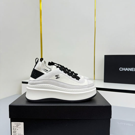 Chanel Comfortable Thick Sole Platform Casual Sports Sneakers