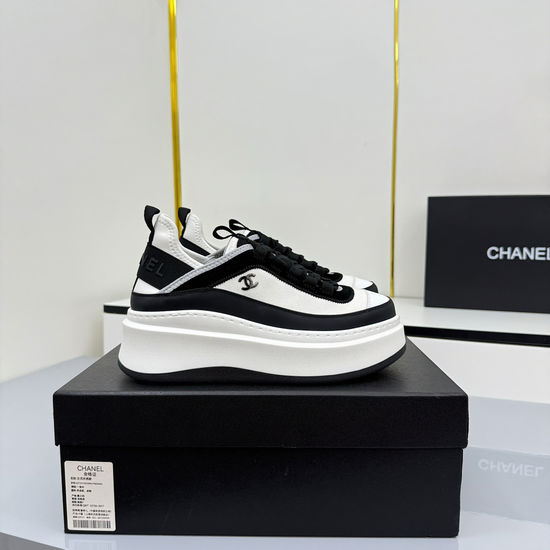 Chanel Comfortable Thick Sole Platform Casual Sports Sneakers