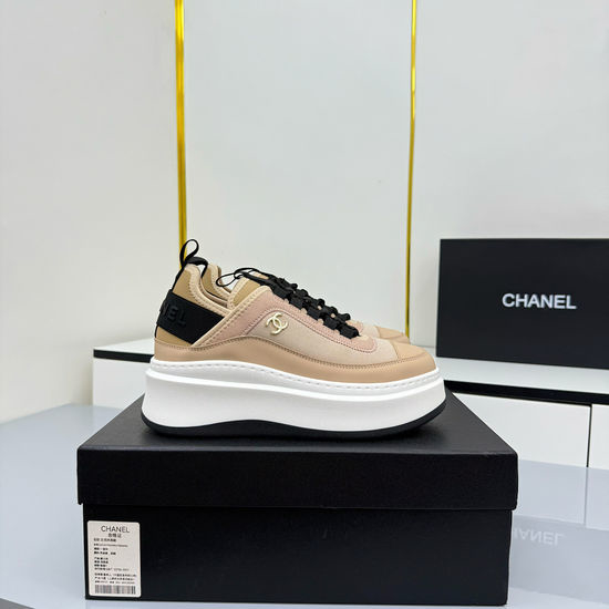 Chanel Comfortable Thick Sole Platform Casual Sports Sneakers