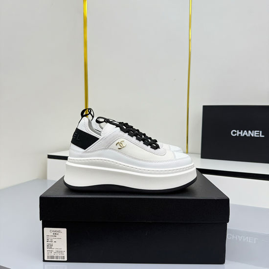 Chanel Comfortable Thick Sole Platform Casual Sports Sneakers