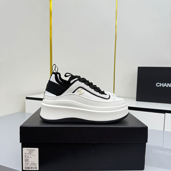 Chanel Comfortable Thick Sole Platform Casual Sports Sneakers
