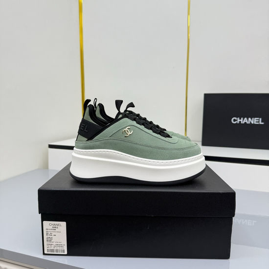 Chanel Comfortable Thick Sole Platform Casual Sports Sneakers