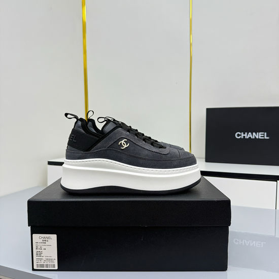 Chanel Comfortable Thick Sole Platform Casual Sports Sneakers