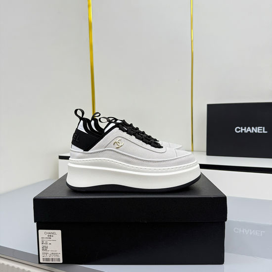 Chanel Comfortable Thick Sole Platform Casual Sports Sneakers