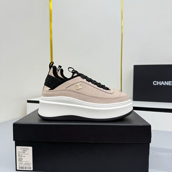 Chanel Comfortable Thick Sole Platform Casual Sports Sneakers