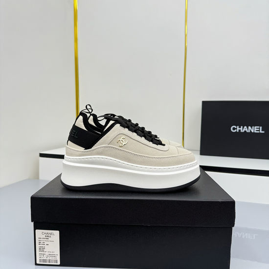 Chanel Comfortable Thick Sole Platform Casual Sports Sneakers