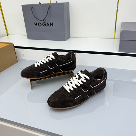 Hogan Premium Leather Casual Comfortable Daily Sneakers