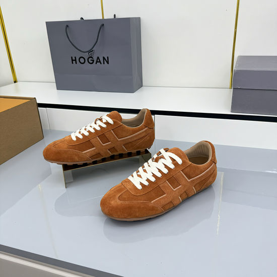 Hogan Premium Leather Casual Comfortable Daily Sneakers