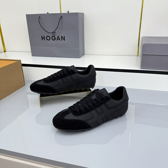 Hogan Premium Leather Casual Comfortable Daily Sneakers