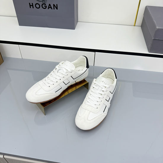 Hogan Premium Leather Casual Comfortable Daily Sneakers