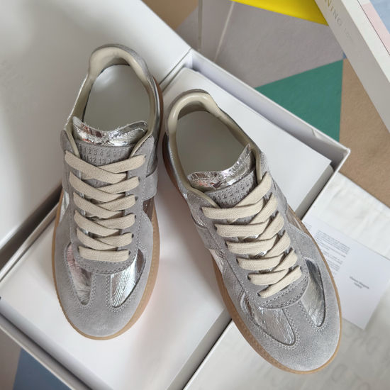 Maison Margiela MM6 Classic Leather Stitching Thick Sole Training Sneakers