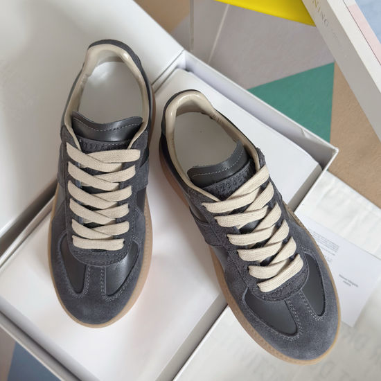 Maison Margiela MM6 Classic Leather Stitching Thick Sole Training Sneakers