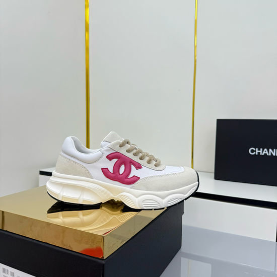 Chanel Classic Mixed Material Casual Sneakers For Daily Wear