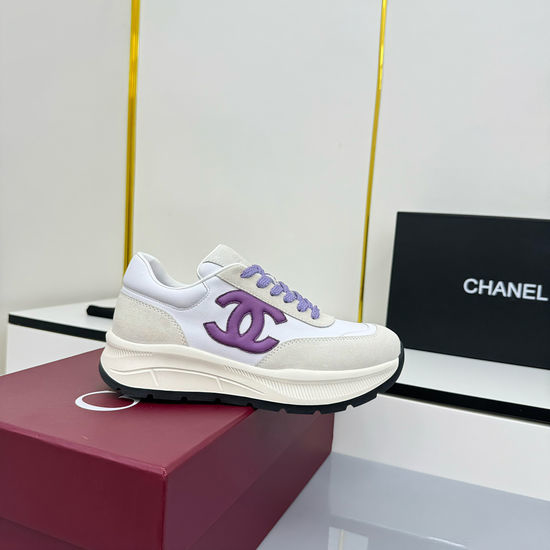Chanel Classic Mixed Material Casual Sneakers For Daily Wear