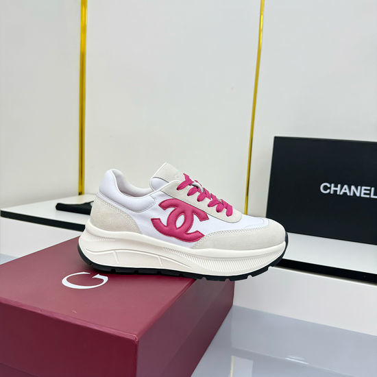 Chanel Classic Mixed Material Casual Sneakers For Daily Wear