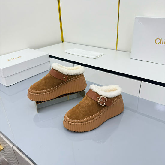 Loewe Suede Upper Casual Shoes Soft Breathable Thick Sole Footwear