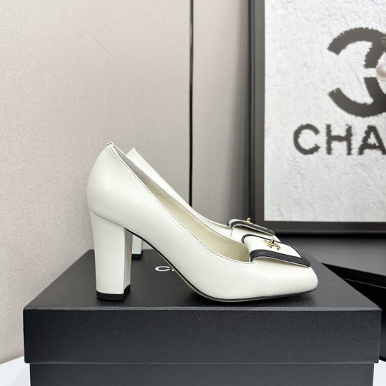 Chanel Premium Leather Footwear with Durable Real Sole