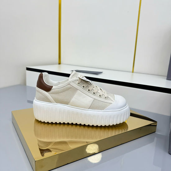 Hogan Contrast Panel Casual Sneakers Soft Cushioned Insole