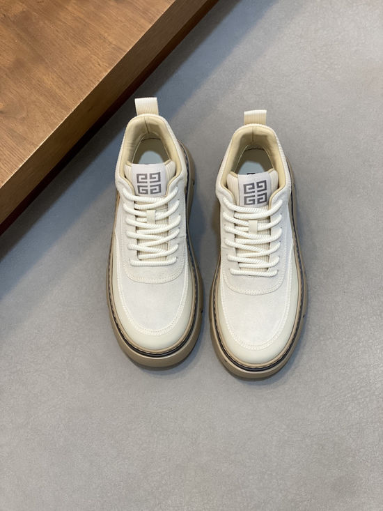 Givenchy Premium Cowhide Fabric Spliced Height Boosting Casual Sneakers