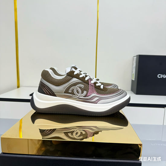 Chanel Casual Thick Sole Comfortable Versatile Daily Sneakers