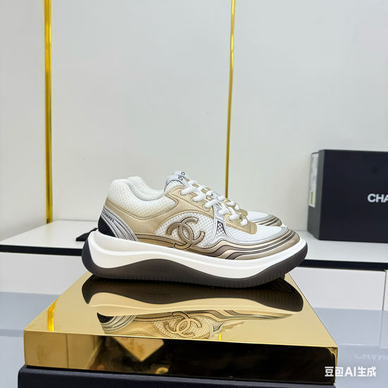 Chanel Casual Thick Sole Comfortable Versatile Daily Sneakers