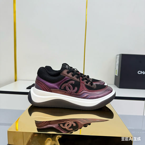 Chanel Casual Thick Sole Comfortable Versatile Daily Sneakers